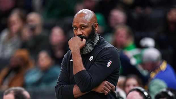 Brooklyn Nets head coach Jacque Vaughn